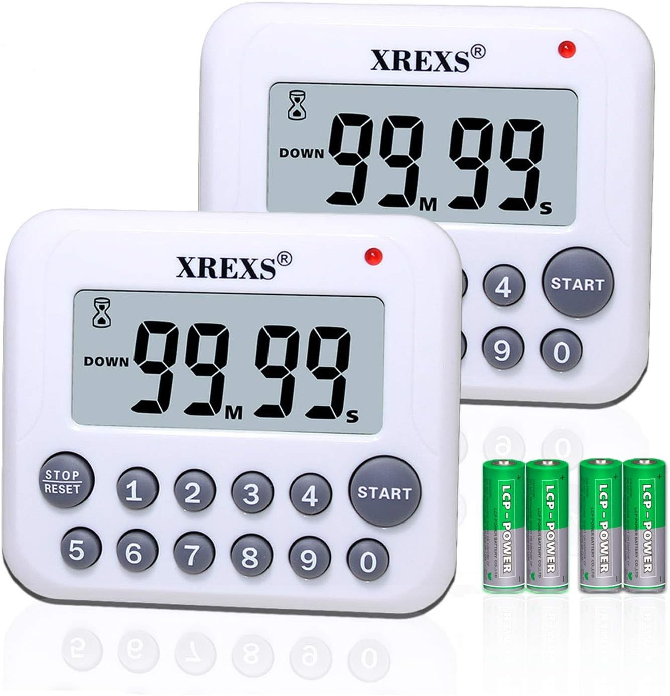 Digital Kitchen Timer Magnetic Countdown up Cooking Timer Clock