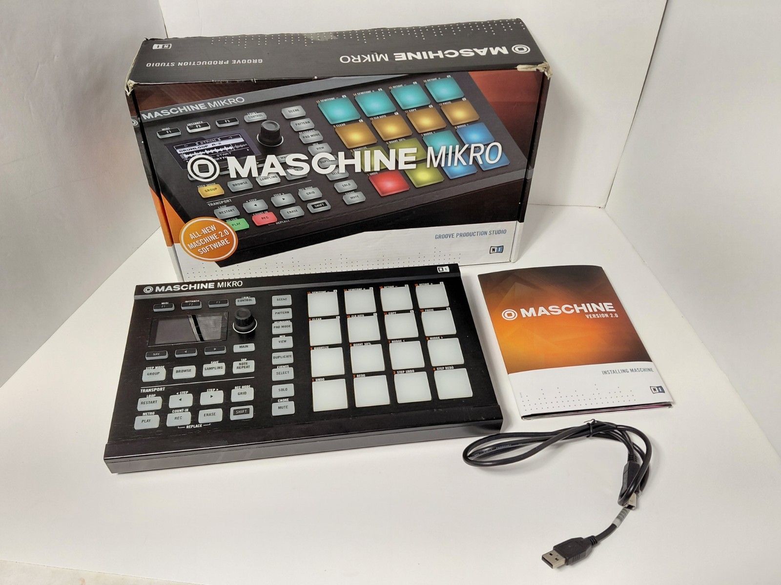MASCHINE MIRKO Groove Production Studio Native Instruments MIDI w/ Software 2.0