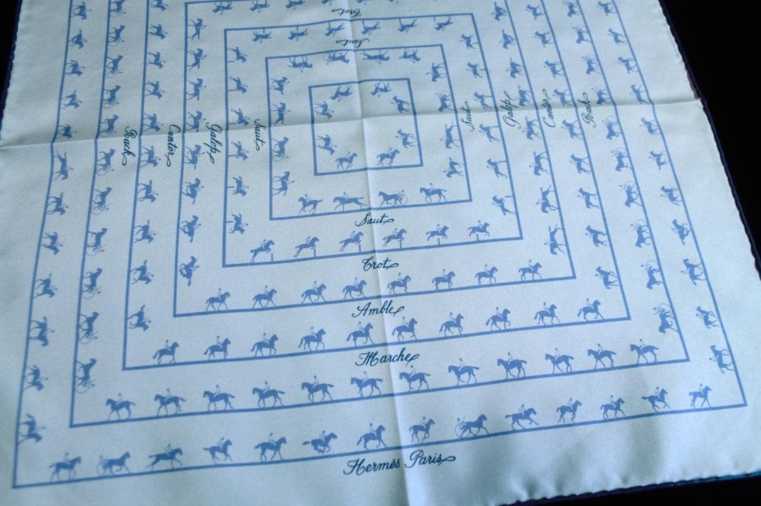 Hermes Saut Carre 45 Gavroche Scarf
