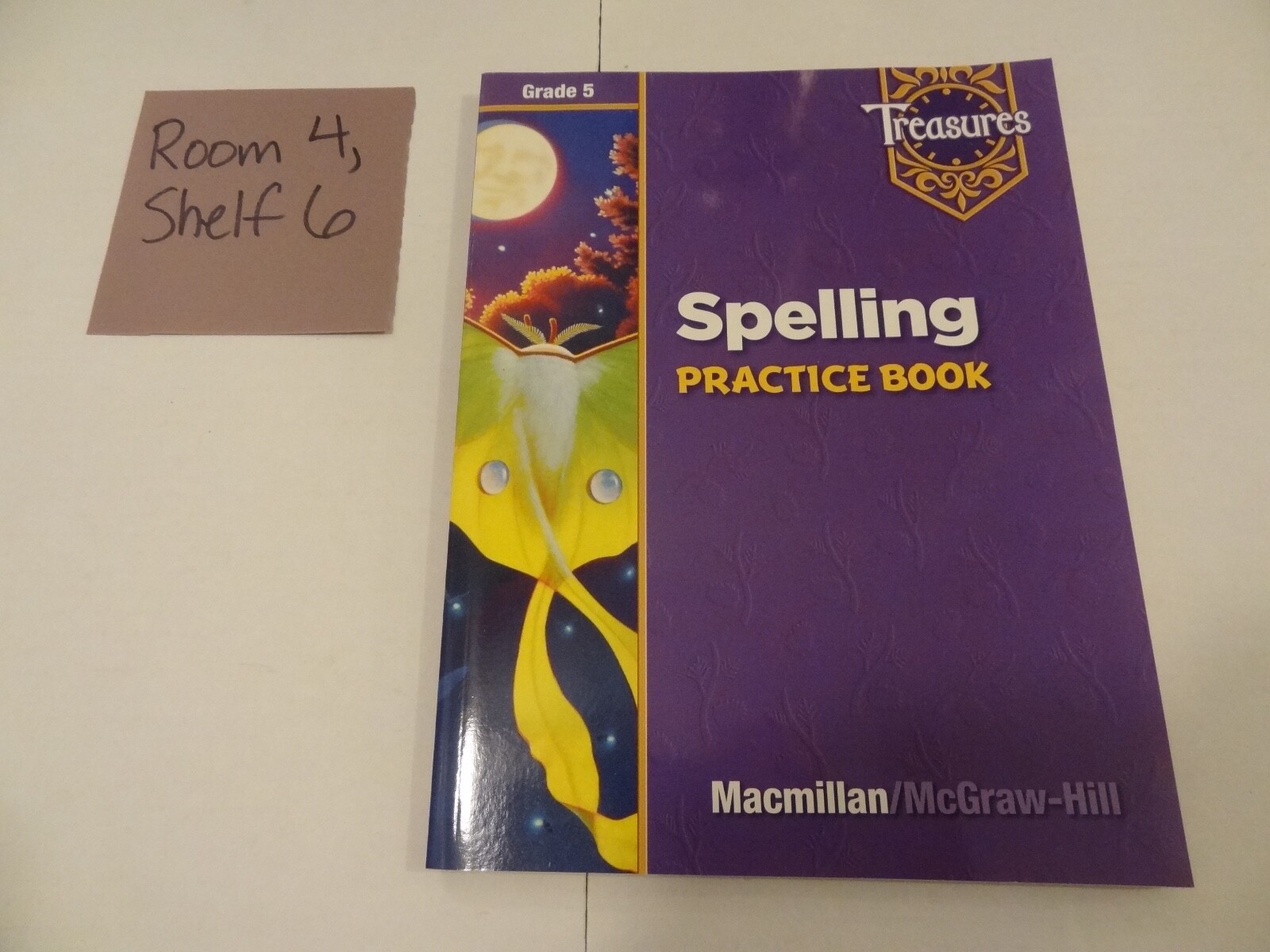 Great Condition Macmillan McGraw-Hill Treasures Grade 5 Spelling Practice Book