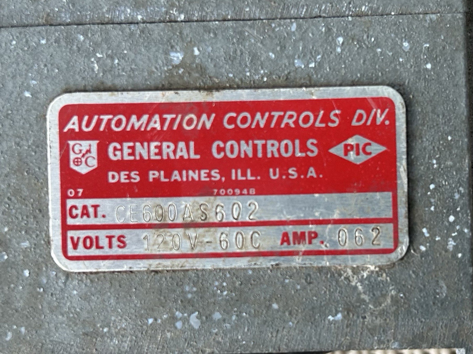 Vintage general controls counting decimal device