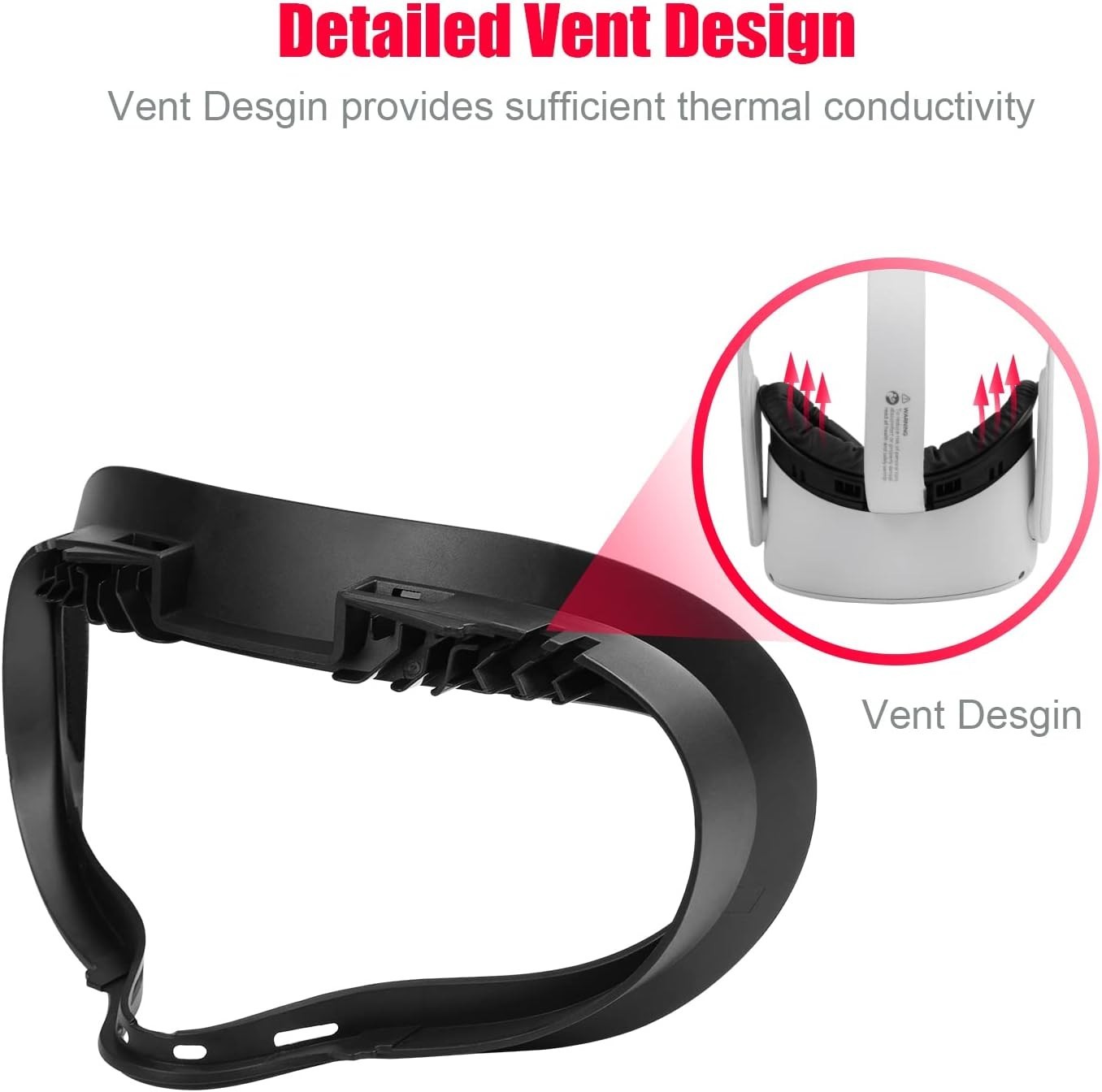 2-Pack Foam Replacement & Lens Protector for Oculus Quest 2 - Enhanced Comfort
