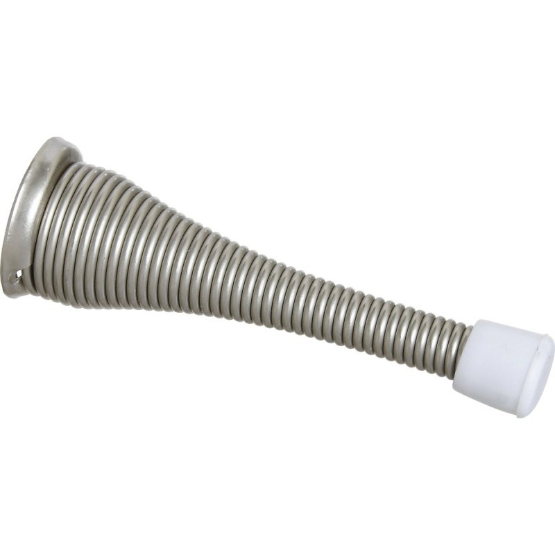 National Hardware N830-157 Door Stop, 2-1/2 in W, 3 in Projection, Steel, Satin
