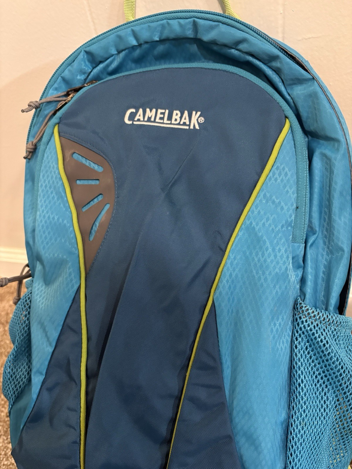 Camelbak Daystar Backpack Blue Gray Hiking Backpack-2 Compartments No Bladder