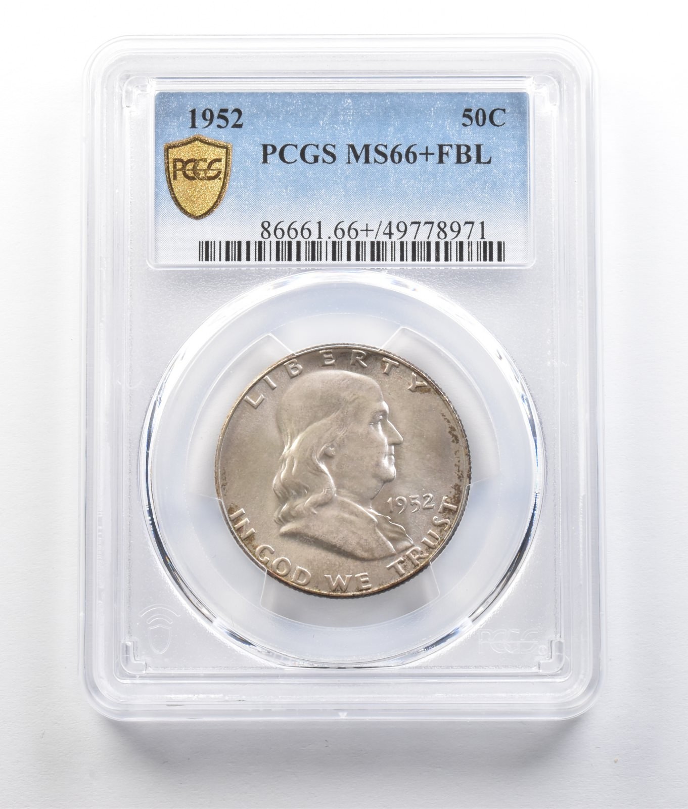 1952 Franklin Half Dollar MS66+ FBL PCGS *9435