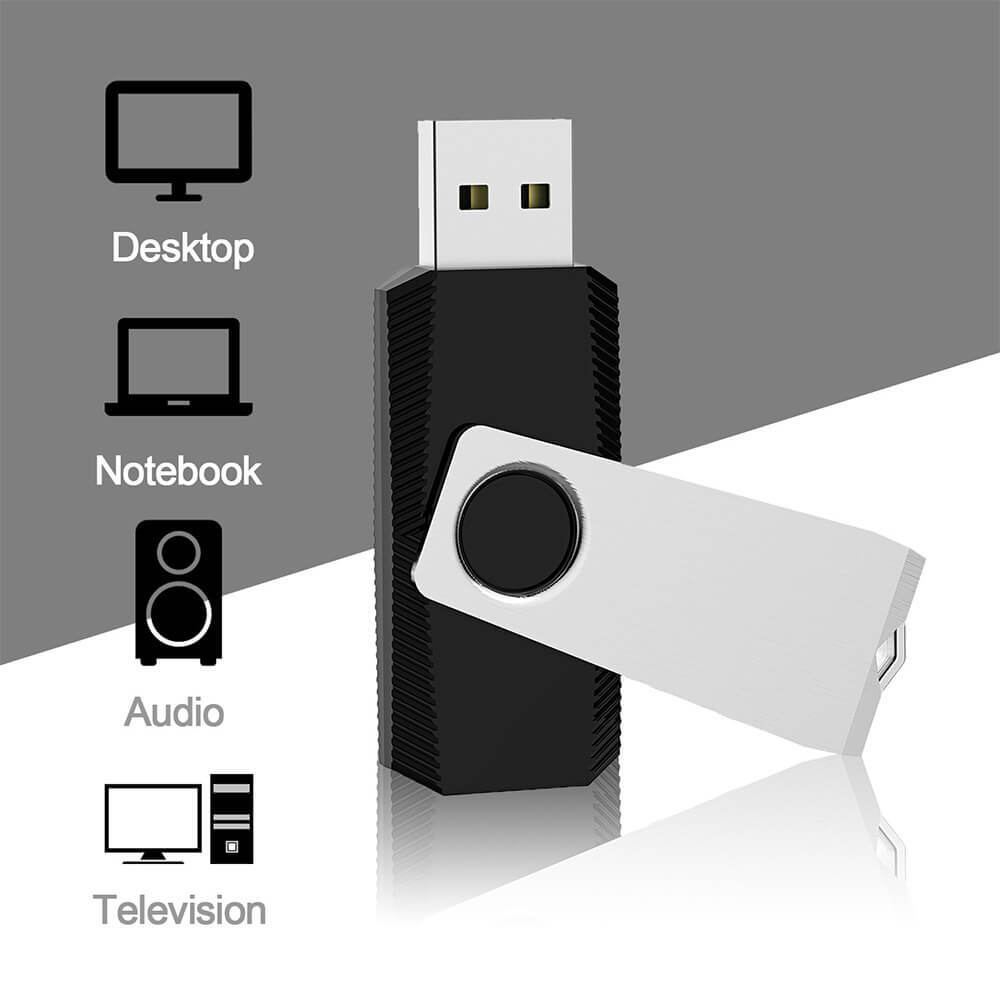 32GB USB 2.0 Flash Drive Memory Stick Thumb Pen Drives Rotating Disk Storage LOT