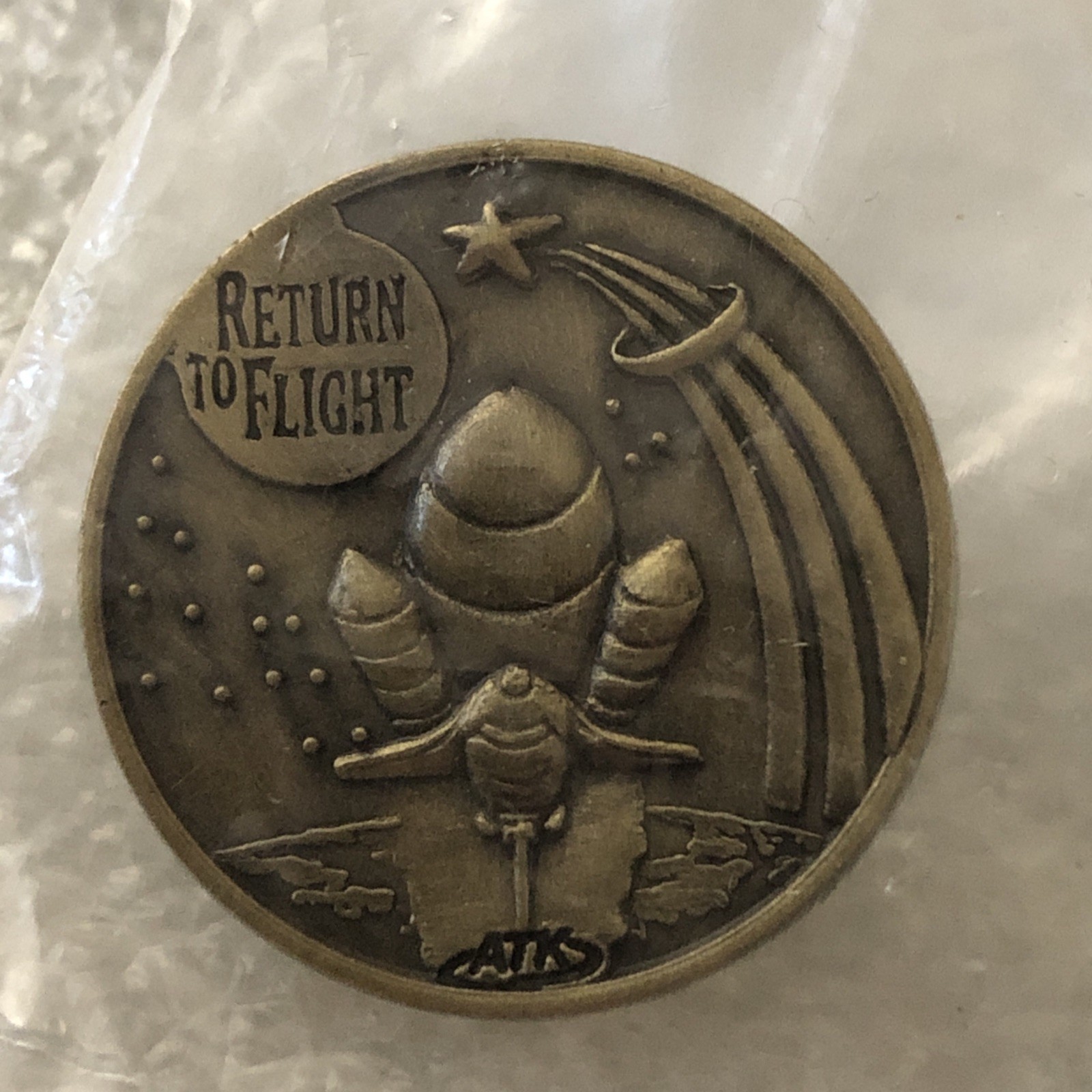 NASA Space Shuttle Lapel Pin Space Shuttle Returns to Flight 1in diameter