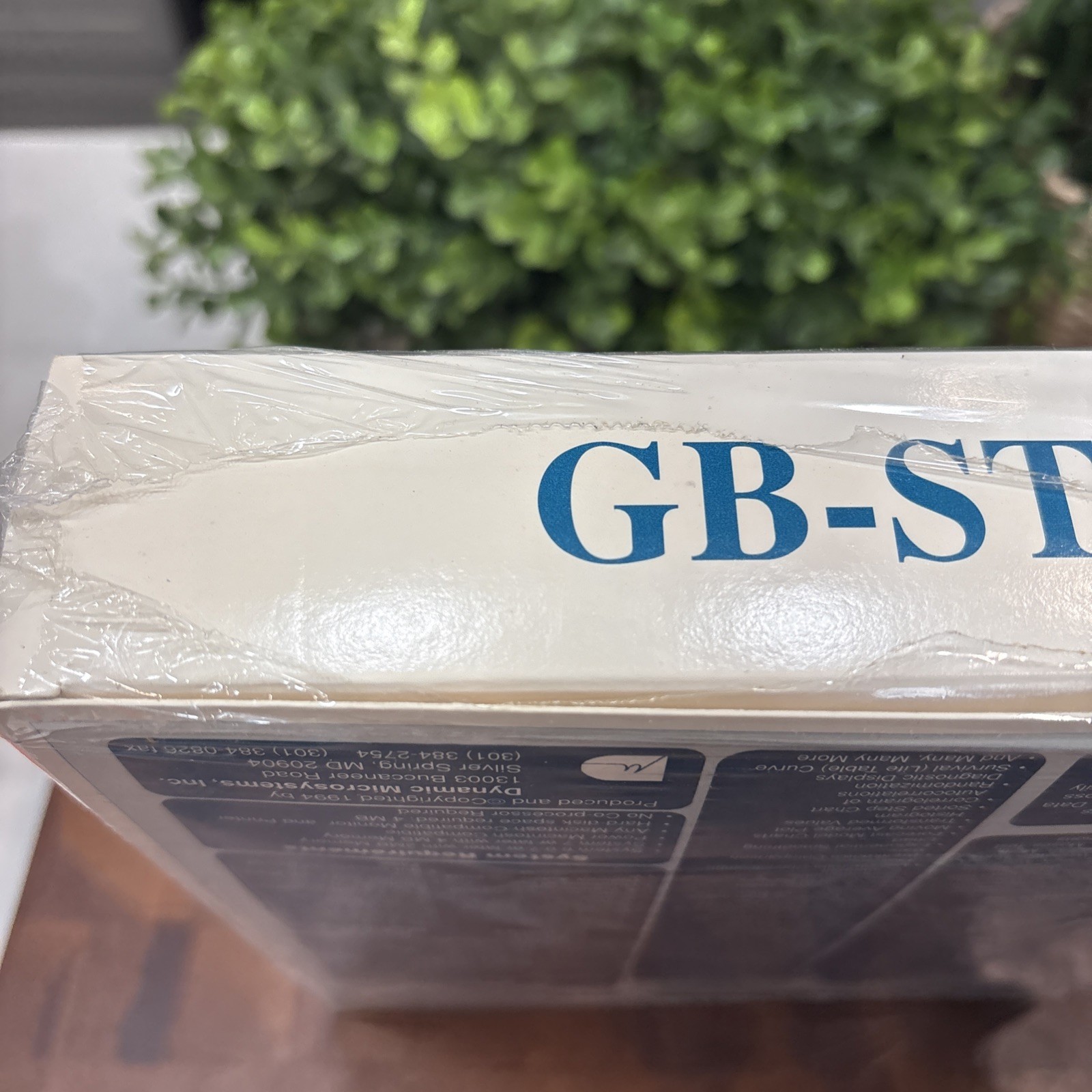 Vintage GB-STAT Macintosh Statistical Software Sealed Mac Big Box