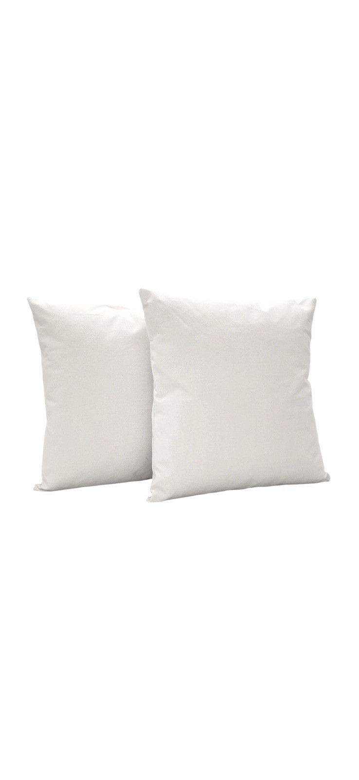 New Room Essentials Pillow Covers White Decorative 16" x 16" (Pack of 2)