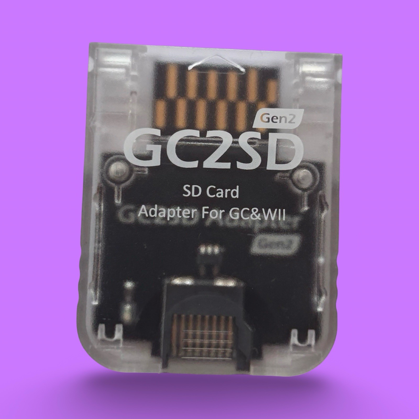 Bitfunx GC2SD Gen2 MicroSD Card Adapter for Nintendo GameCube & Wii - SHIPS USA!