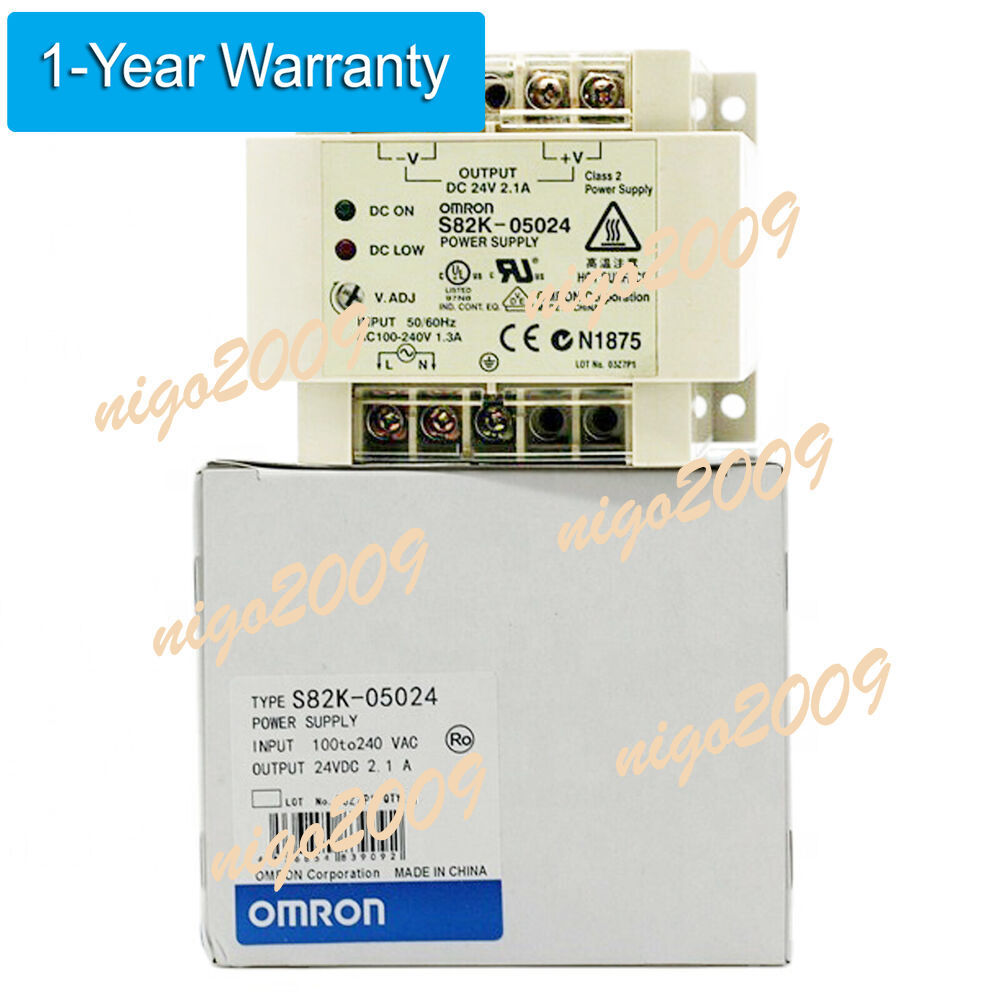 New In Box OMRON S82K-05024 Switching Power Supply 24VDC Free Expedited Shipping