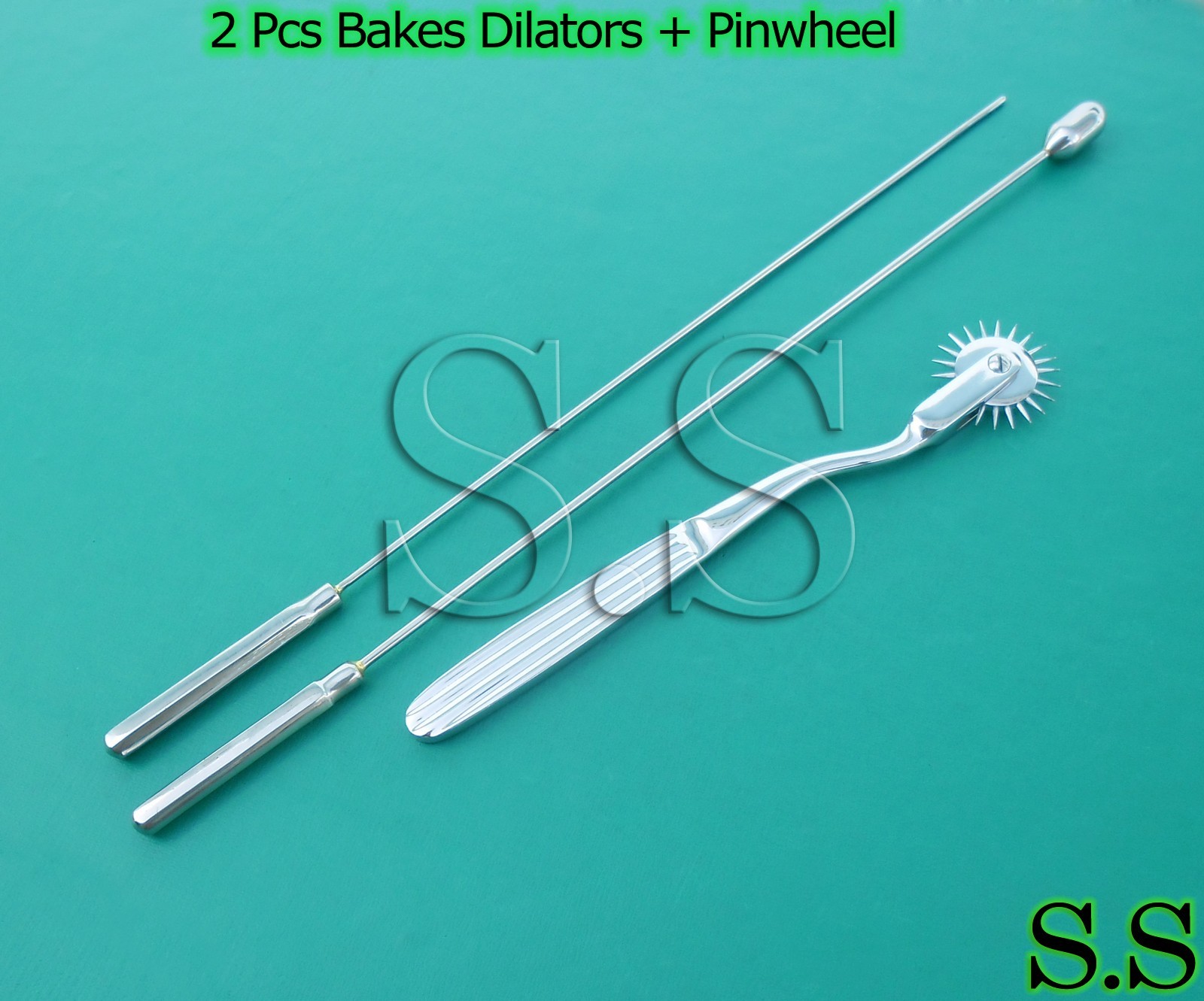 Two Pcs Bakes Rosebud Sounds 2MM & 10MM PINWHEEL
