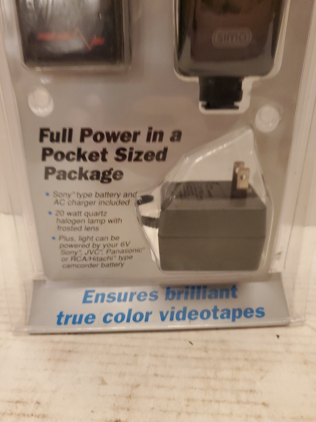 SIMA 20 WATT light for camcorder Model SL-7 for Sony, JVC, Panasonic