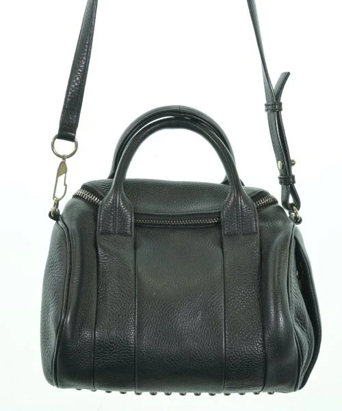 Alexander Wang Black Shoulder Bag Handbag 2WAY Leather Studs Used