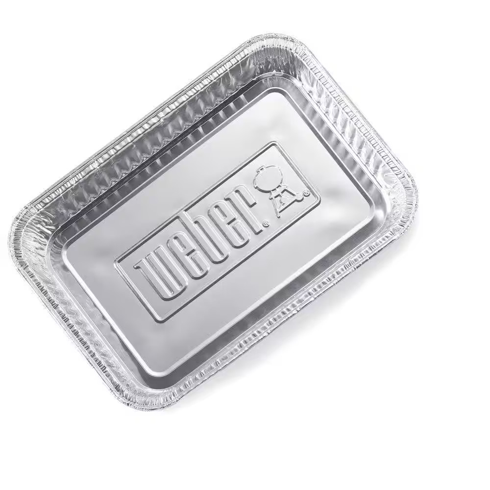 Small Drip Pans (10-pack) Weber Aluminum X Pan Grill of Genesis Spirit Q BBQ