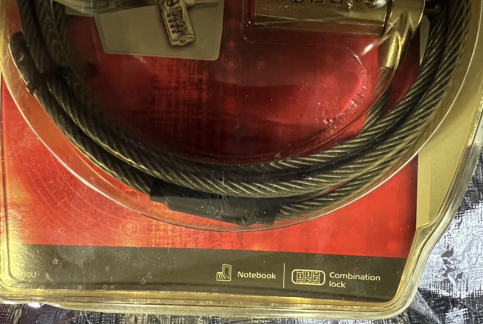 Targus Defcon CL Laptop Notebook Security Combination Lock & Cable PA410U New