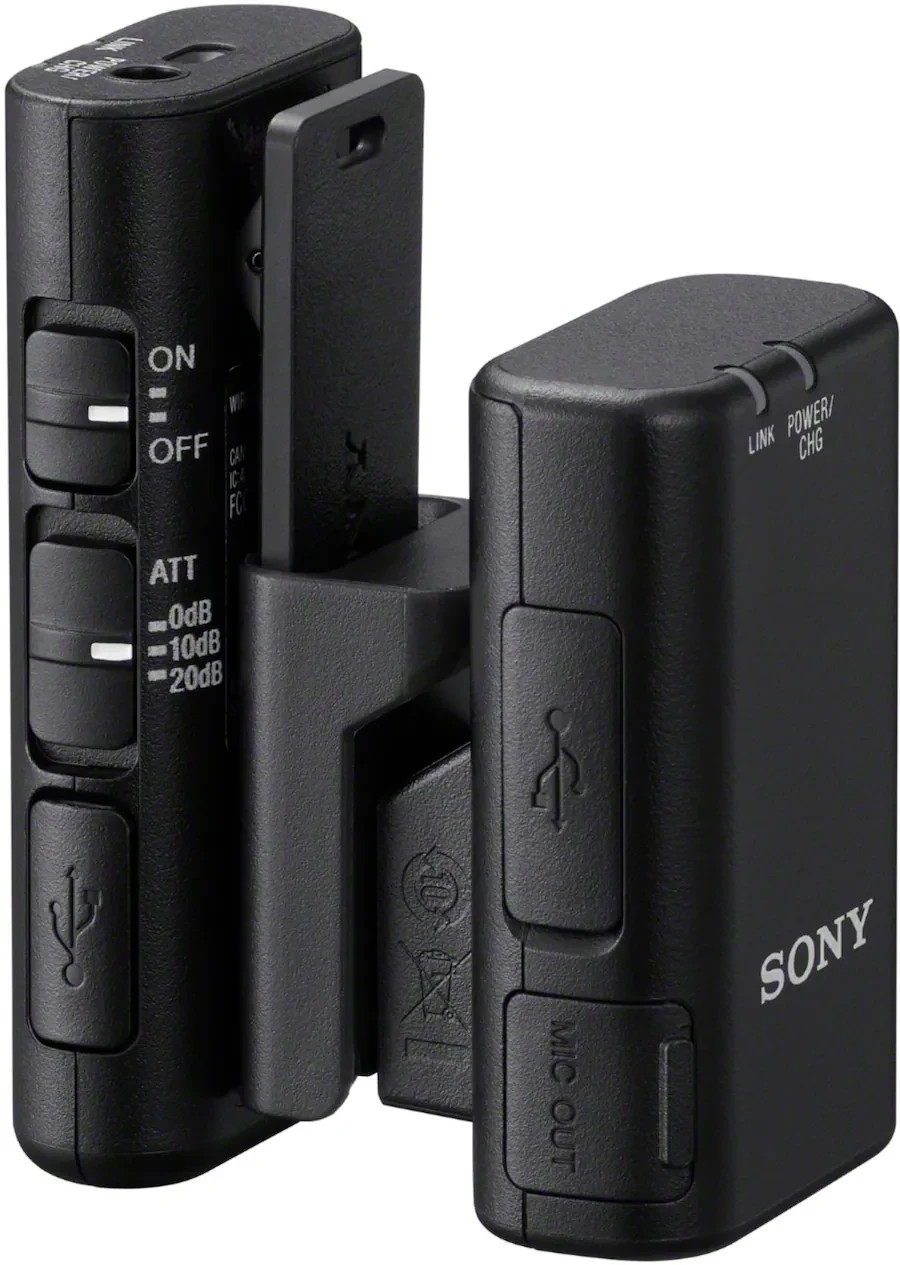Sony ECMW2BT Wireless Bluetooth Microphone Omnidirectional Camera Mic