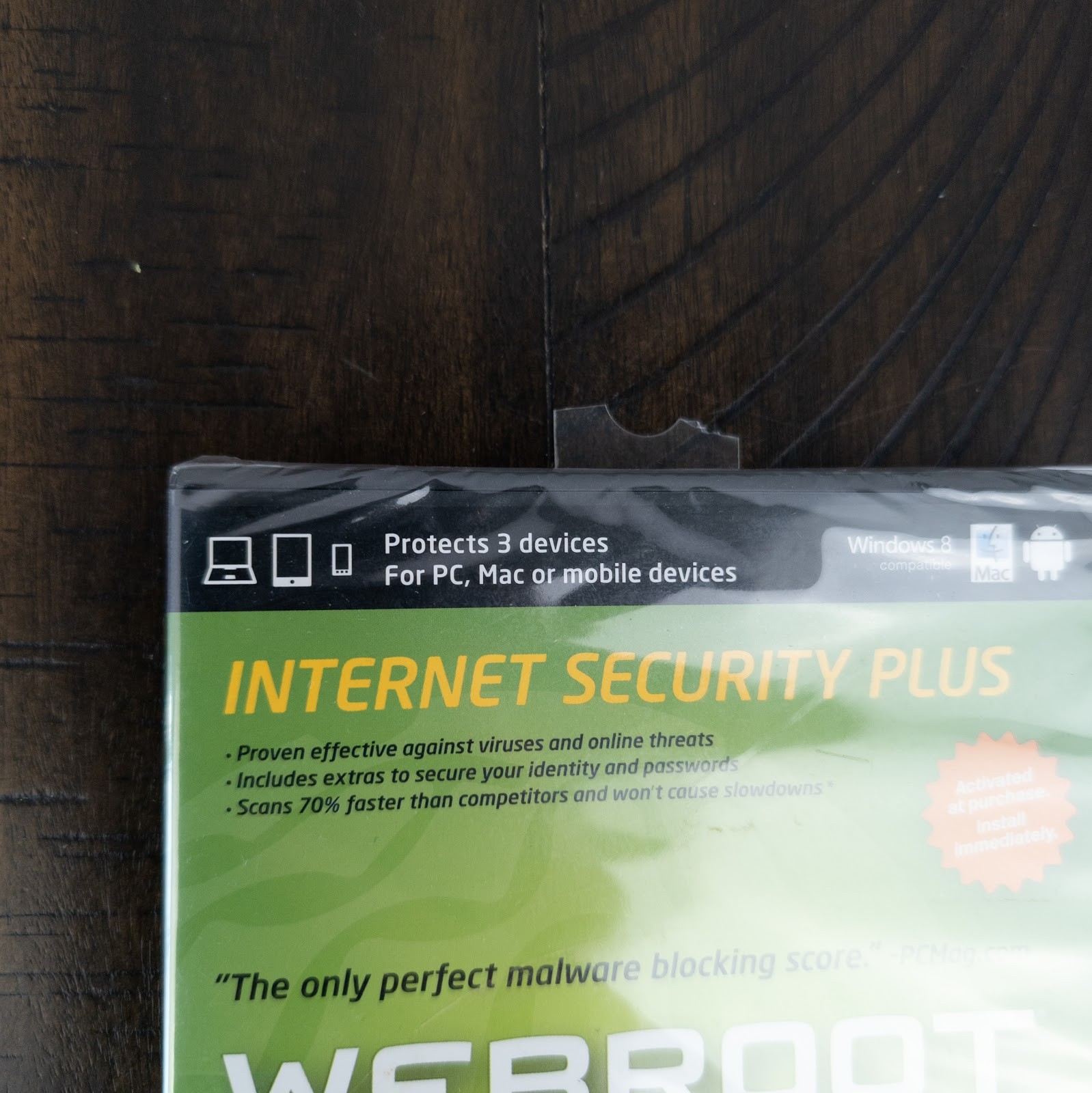 Webroot SecureAnywhere Internet Security Plus CD 3-Device