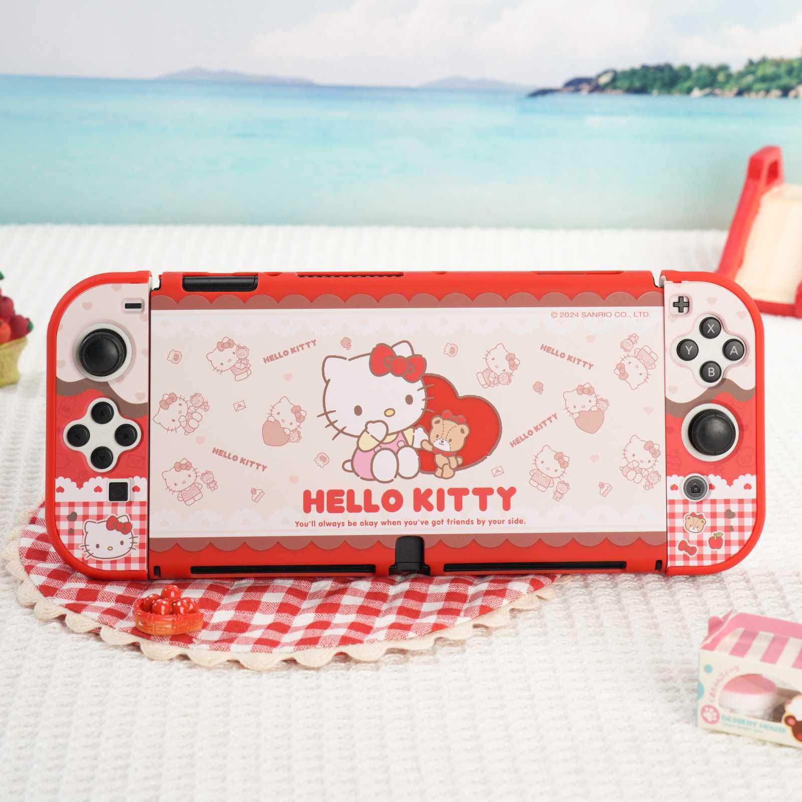 GeekShare X Sanrio Protective Case HardShell for Nintendo Switch/OLED HelloKitty