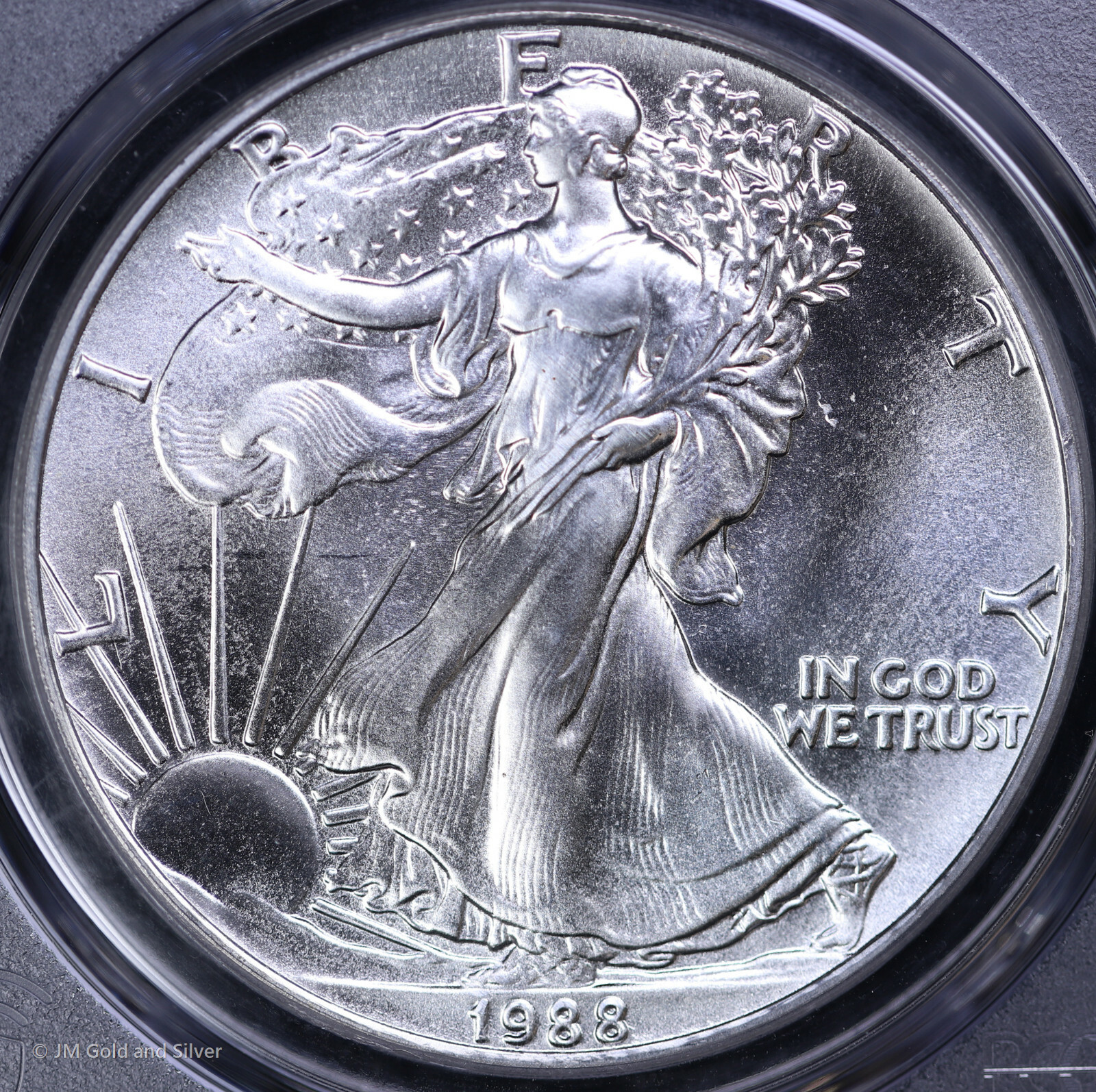 1988 American Silver Eagle $1 PCGS MS 69