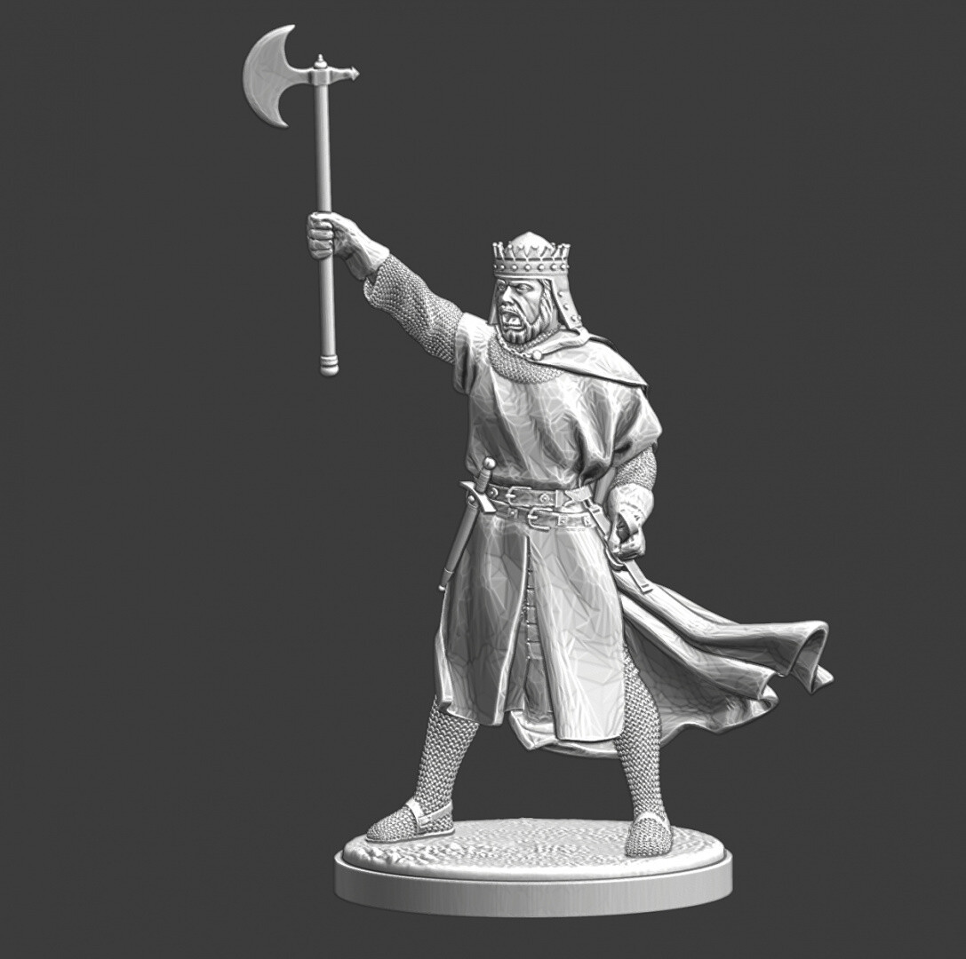 Northern Crusades Miniatures Medieval King Richard Lionheart 28 32 35 40 54mm