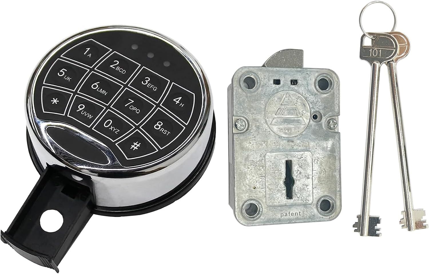Ambition Electronic Safe Lock Replacement Left Hand Swingbolt Lock Time Delay