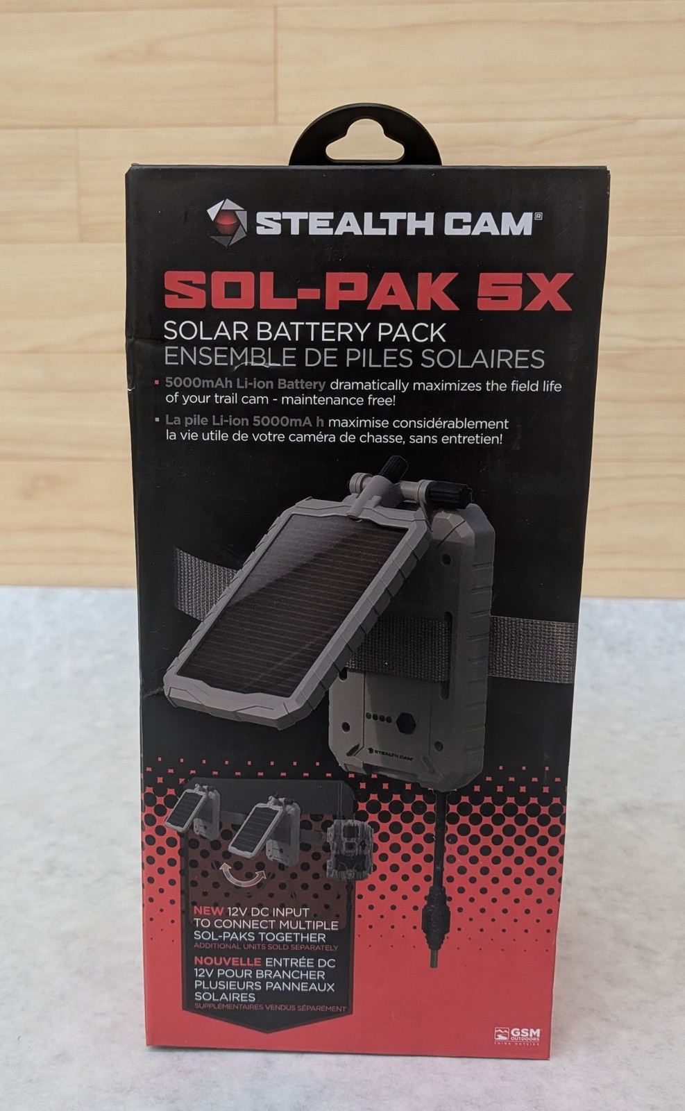 Stealh Cam STC-SOLP5X V2 Sol-Pak 5X Solar Battery Pack