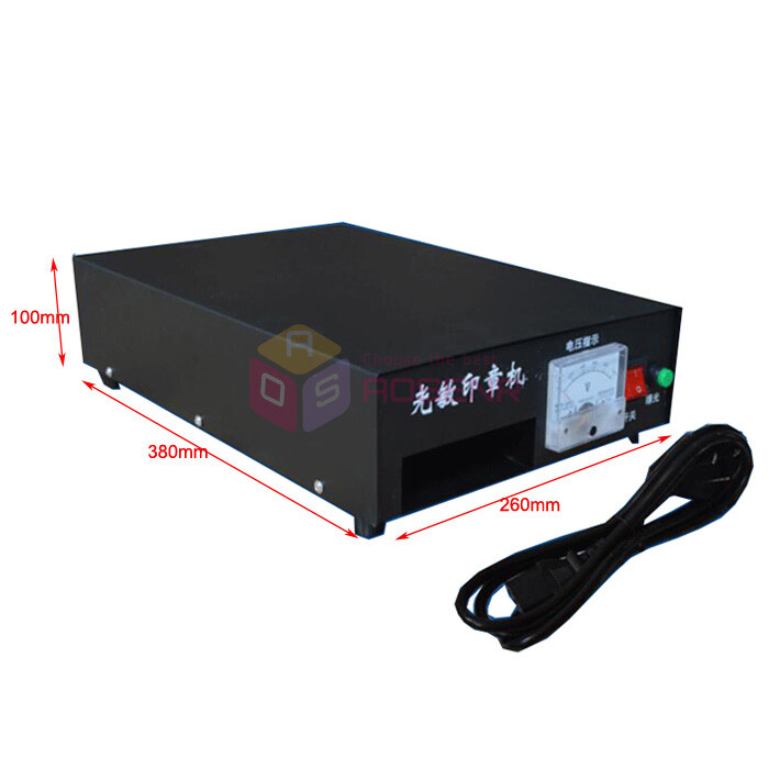 Photosensitive Flash Stamping Making Machine Kit Selfinking Make Seal 220V