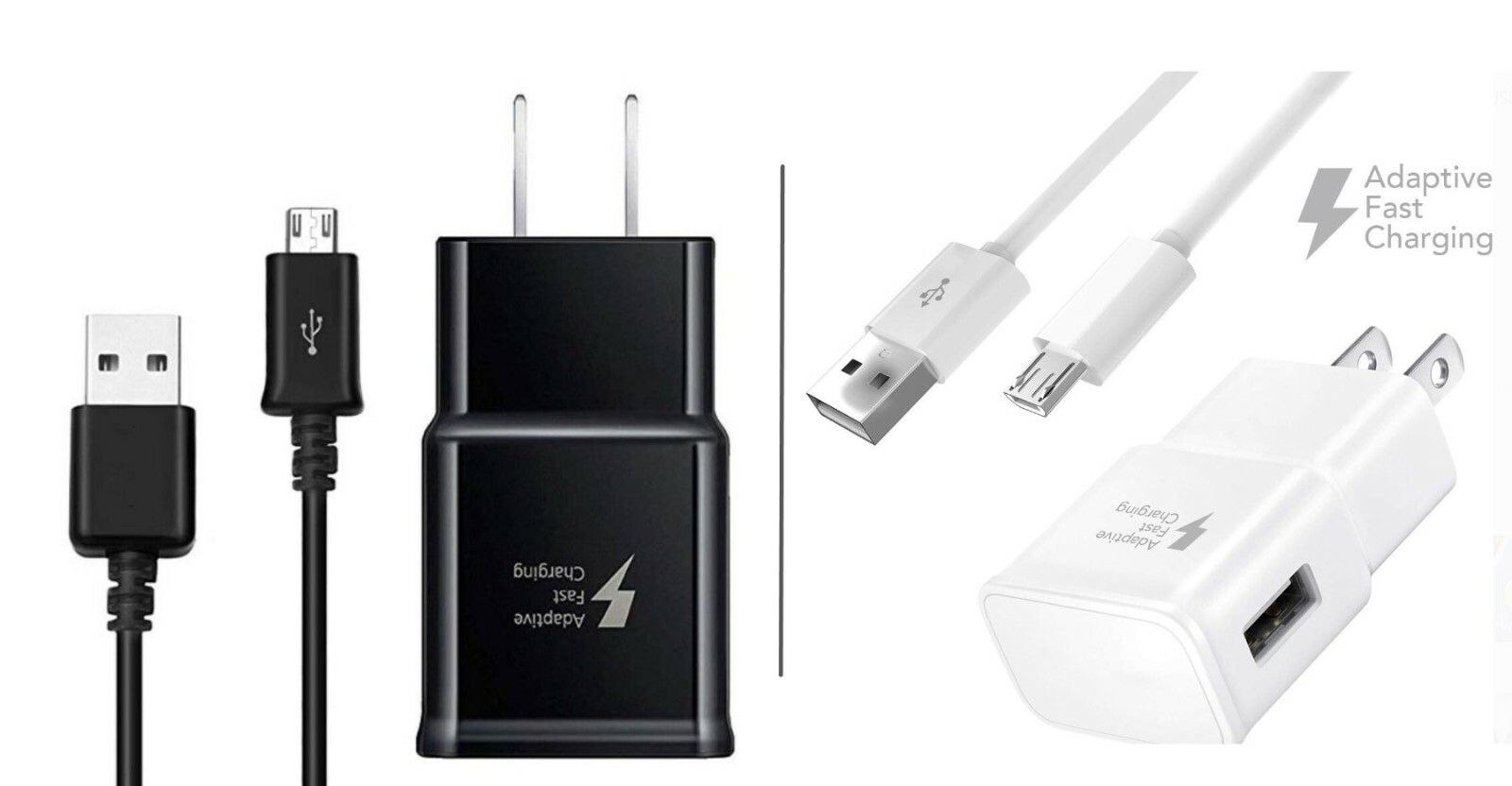 Fast Rapid Wall Charger & 5 FT Charging Cable Cord For Samsung Galaxy J3 J7
