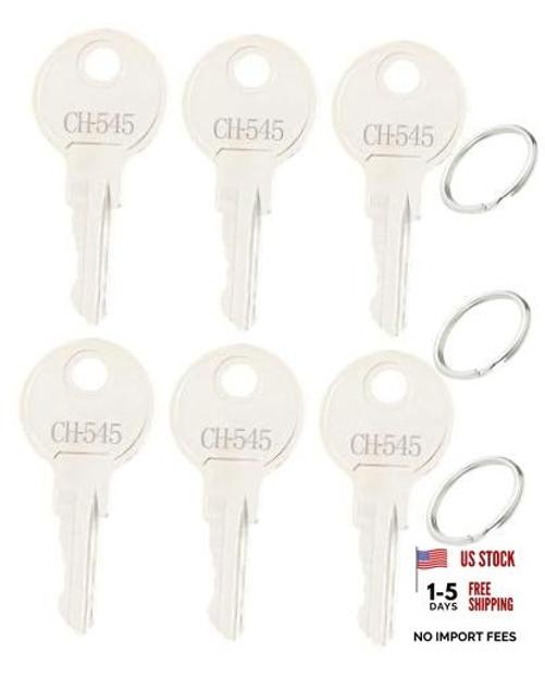 6 Pack CH545 Replacement Keys for Truck Boat Trailer RV Camper Tool Box Lock