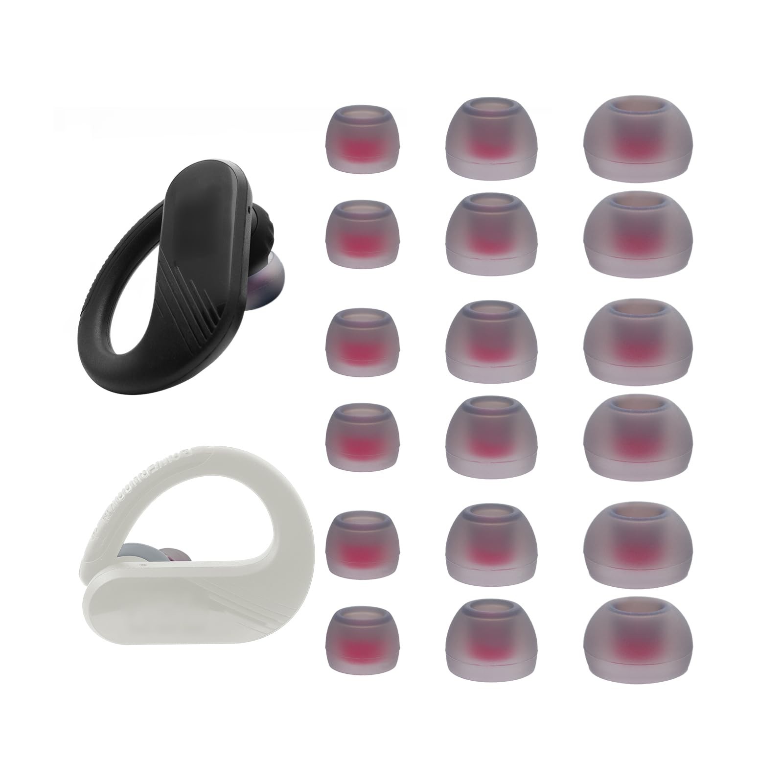 Replacement Ear Tips for JBL Endurance Peak 3 / Peak II, Silicone Earbuds Tip...