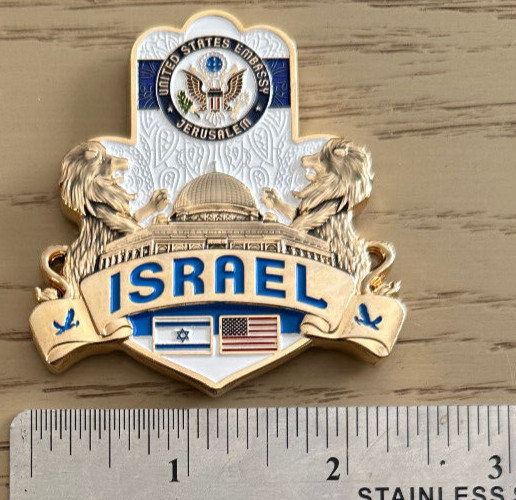 2.5” MSG Marine Security Guard Detachment Jerusalem, Israel - Challenge Coin