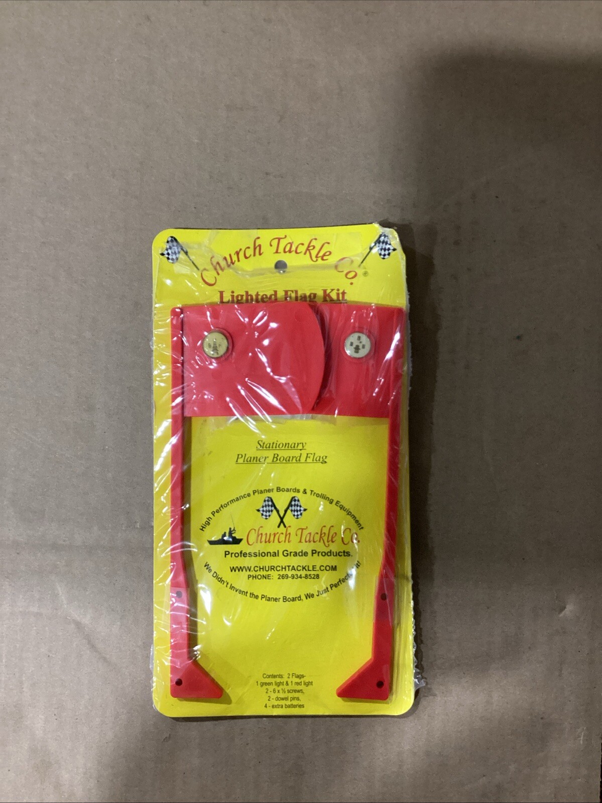 Church Tackle Co 60212 Stationary Planner Board Flag Kit ( New Old Stock )