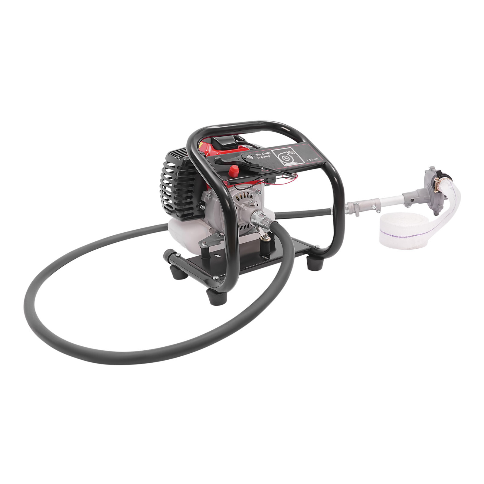 2 Stroke Portable Gasoline Water Pump 1.5" Gas-Powered Water Transfer Pump USA