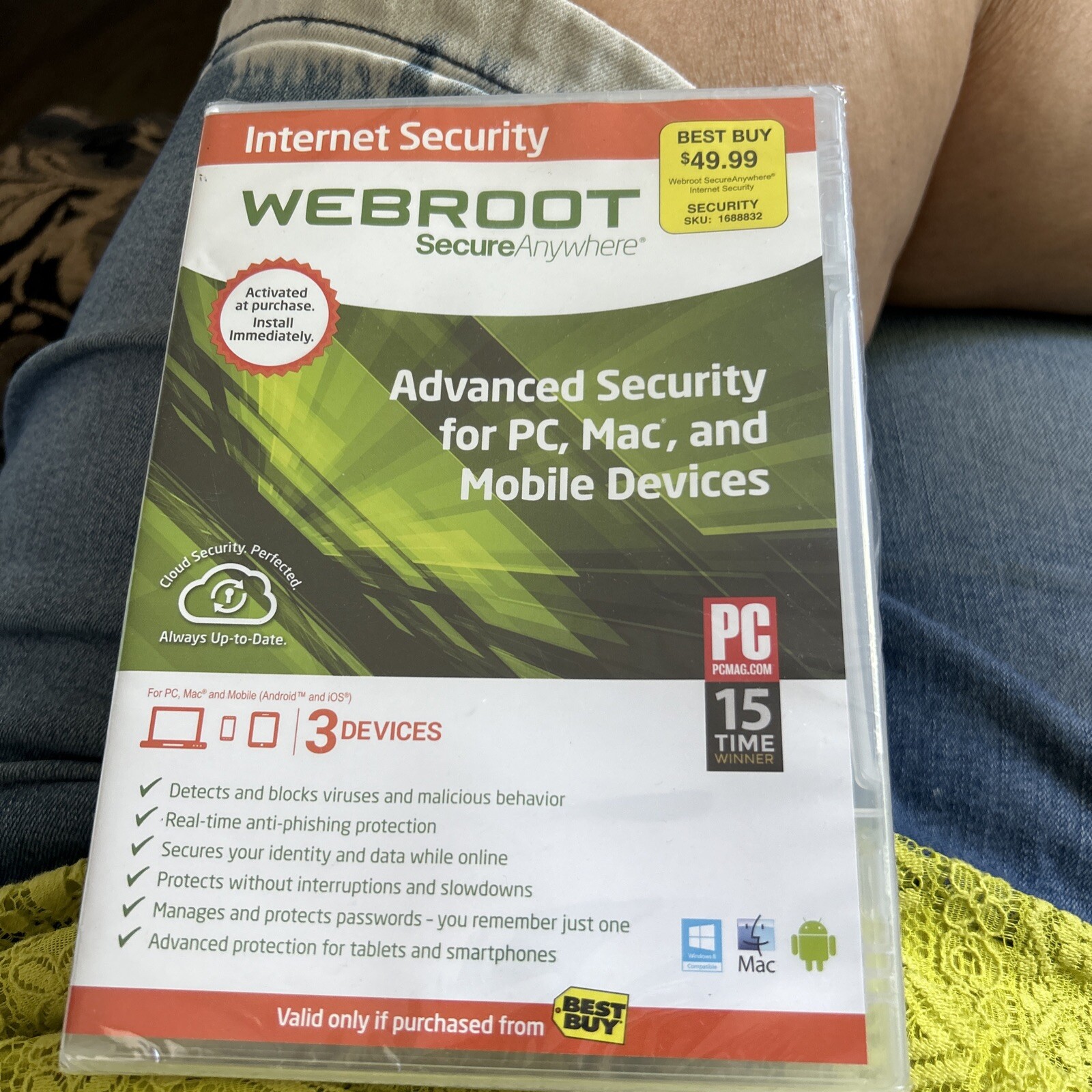 Webroot SecureAnywhere Internet Security - Full Version for Windows & Mac...