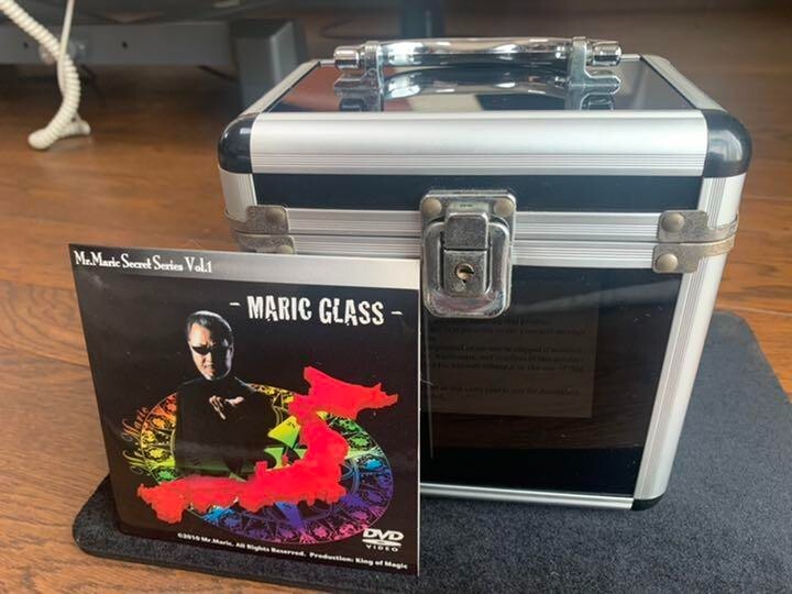 Maric Glass (DVD and Gimmick) by Mr. Maric Magic Trick Mentalism