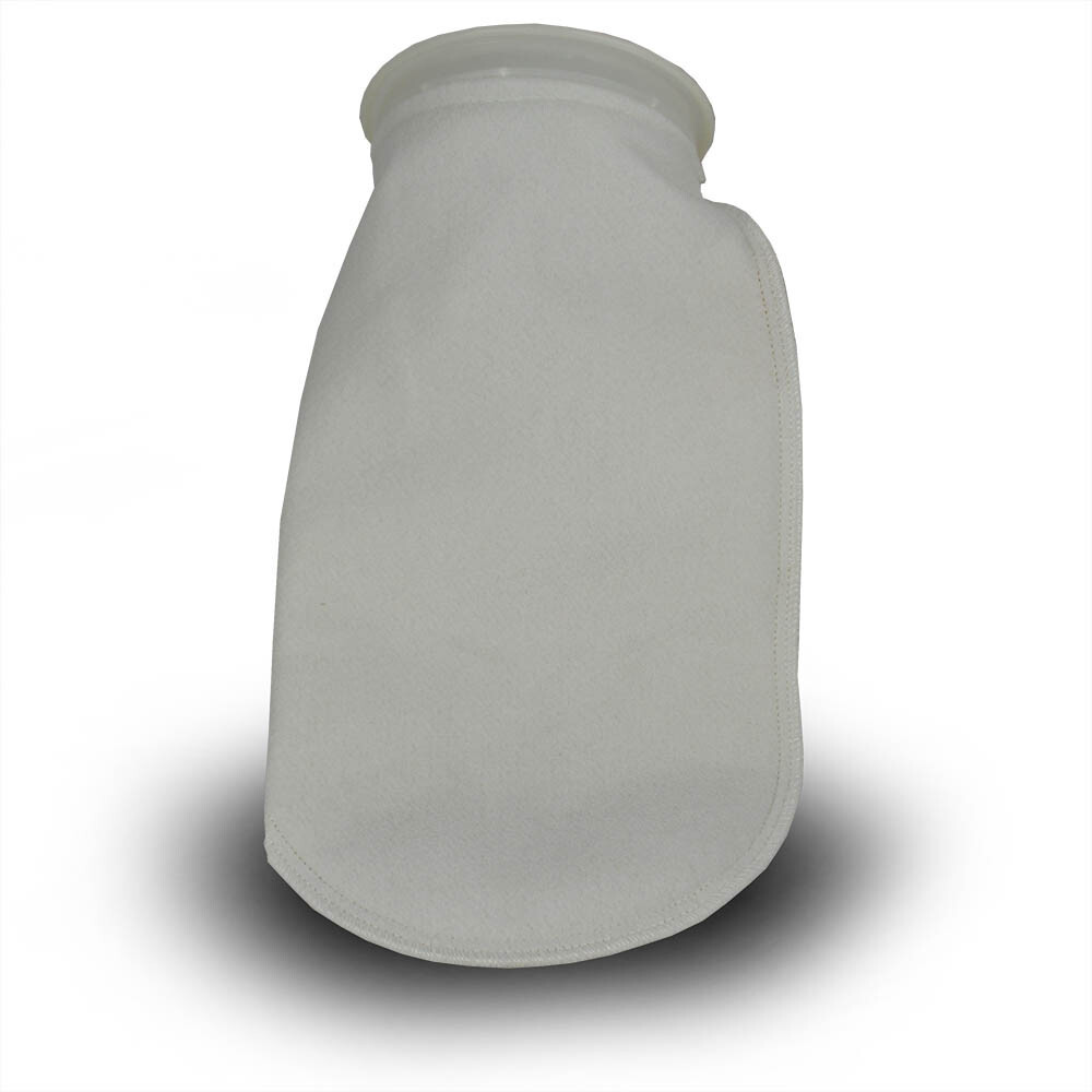 7" x 16" 100 Micron Polyester Filter Sock w/ Ring