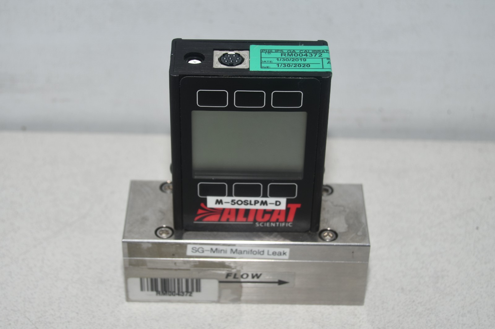 ^ Alicat M-50SLPM-D/10M Gas: N2 Flow Controller #X8397