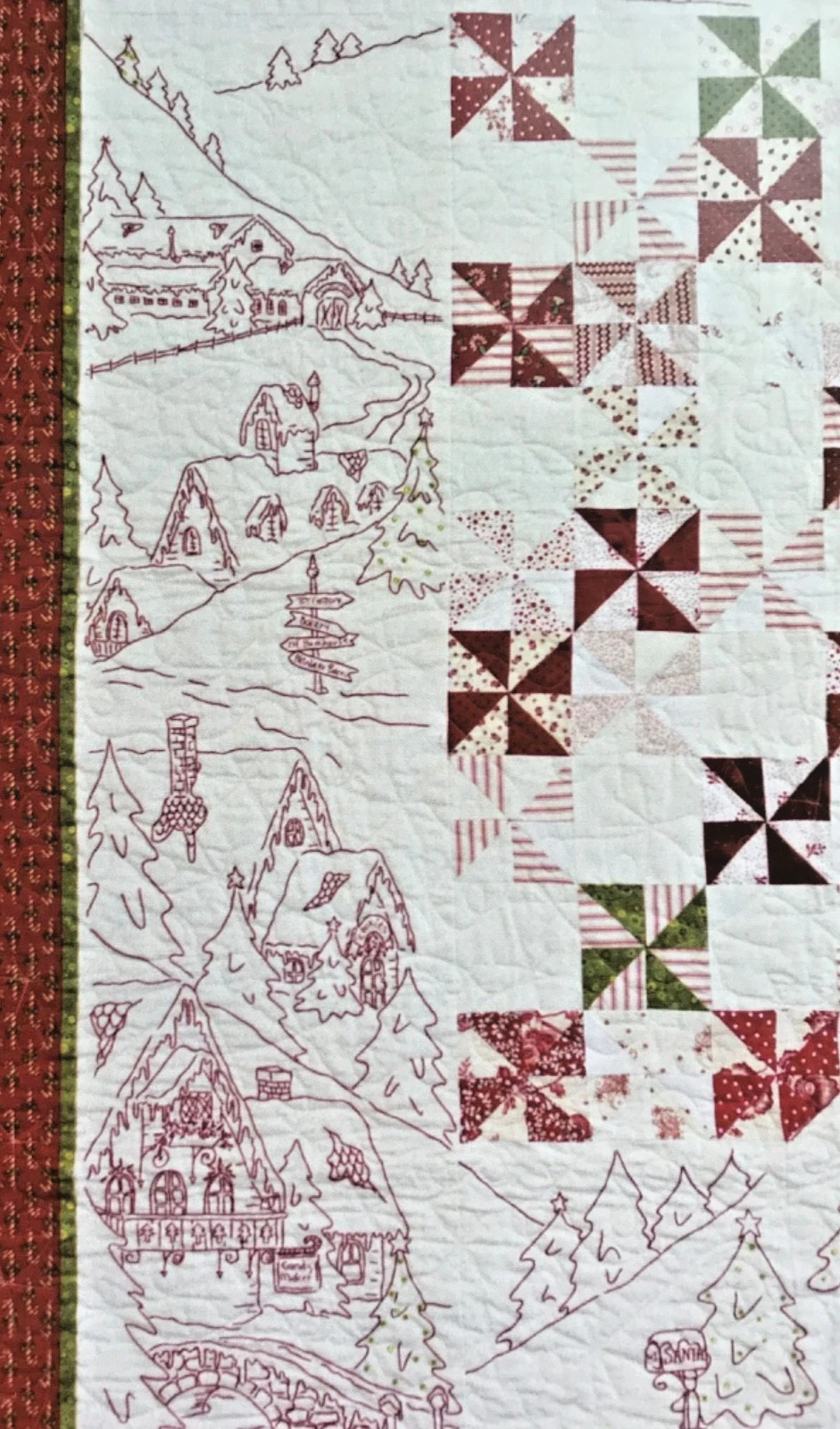 Crab apple Hill "The Night Before Christmas" quilt pattern pre-owned