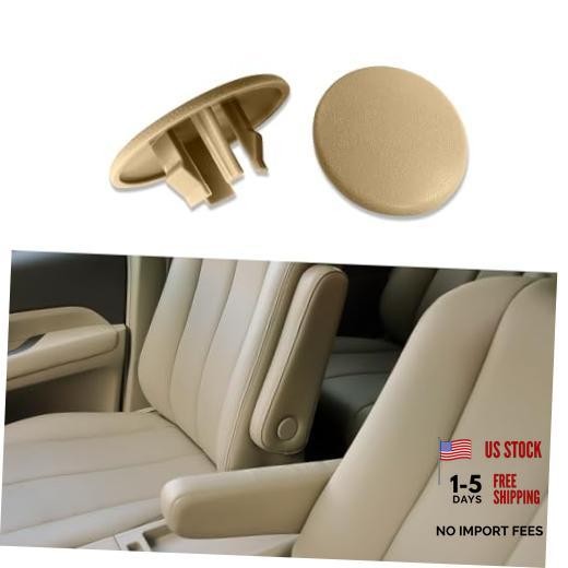 2PCS Armrest Cap Cover Compatible with 07-19 Tahoe Suburban Yukon Beige