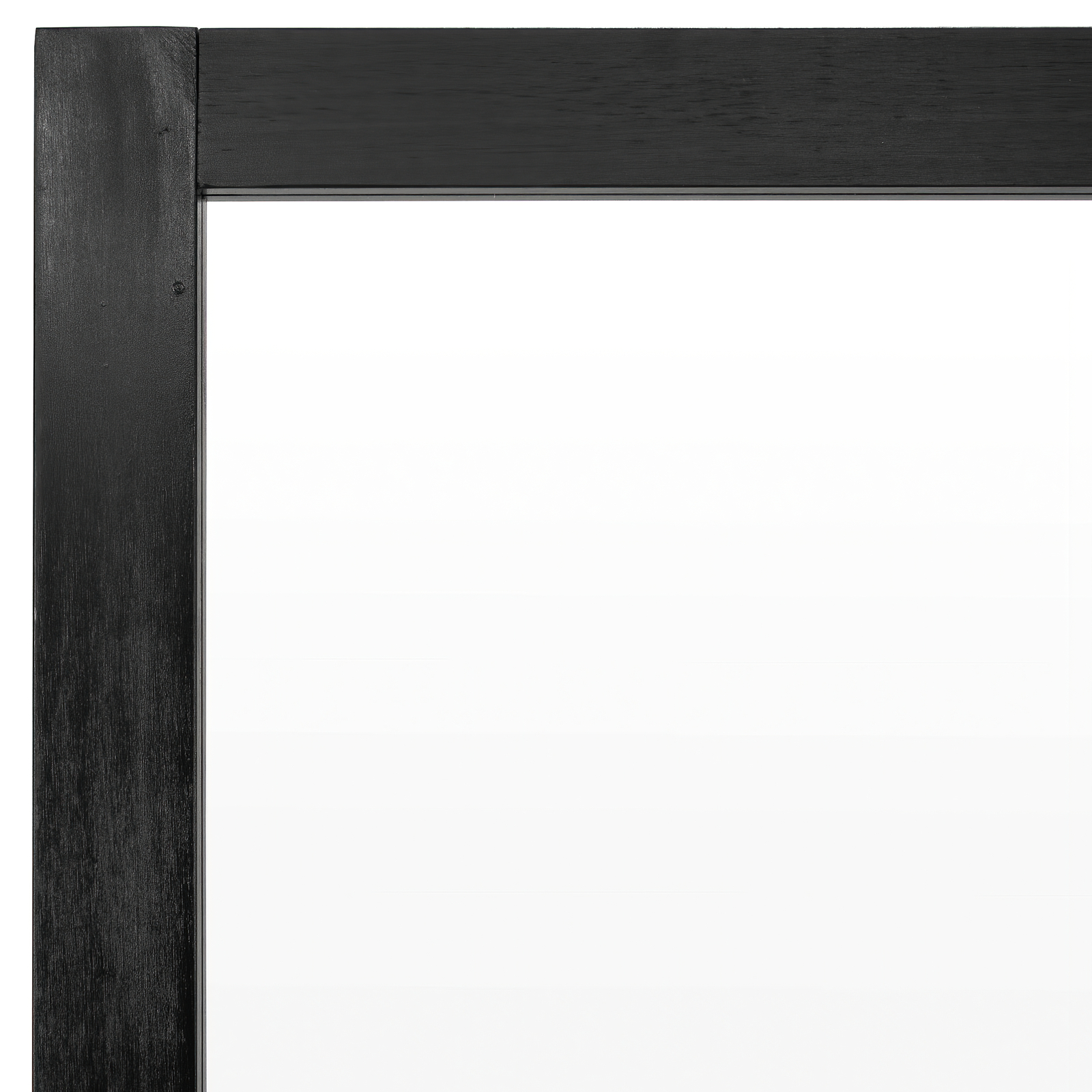6 ft. Tall Clear Plastic Partition Black 6 Panel