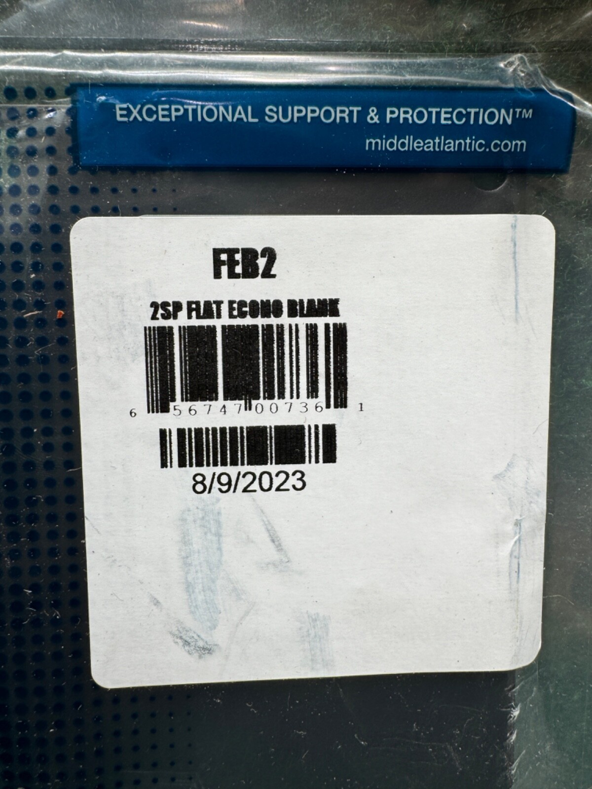 2 - Middle Atlantic FEB2 2SP Flat Econo Blank Panel