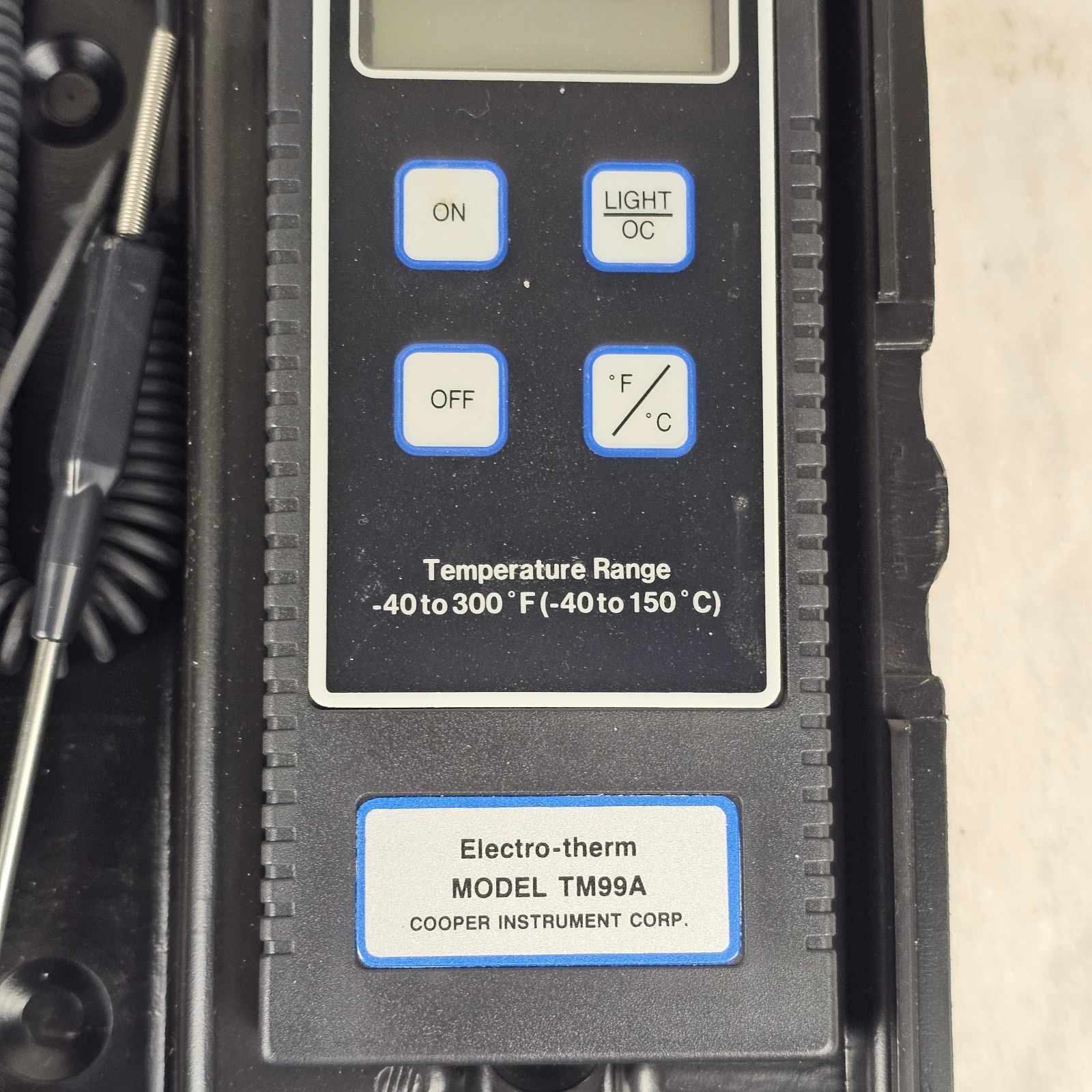 Cooper-Atkins TM99A Digital Thermometer - Black (Tested)