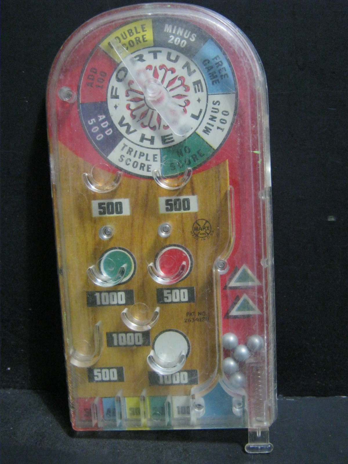 VINTAGE - MARX - PINBALL - FORTUNE WHEEEL