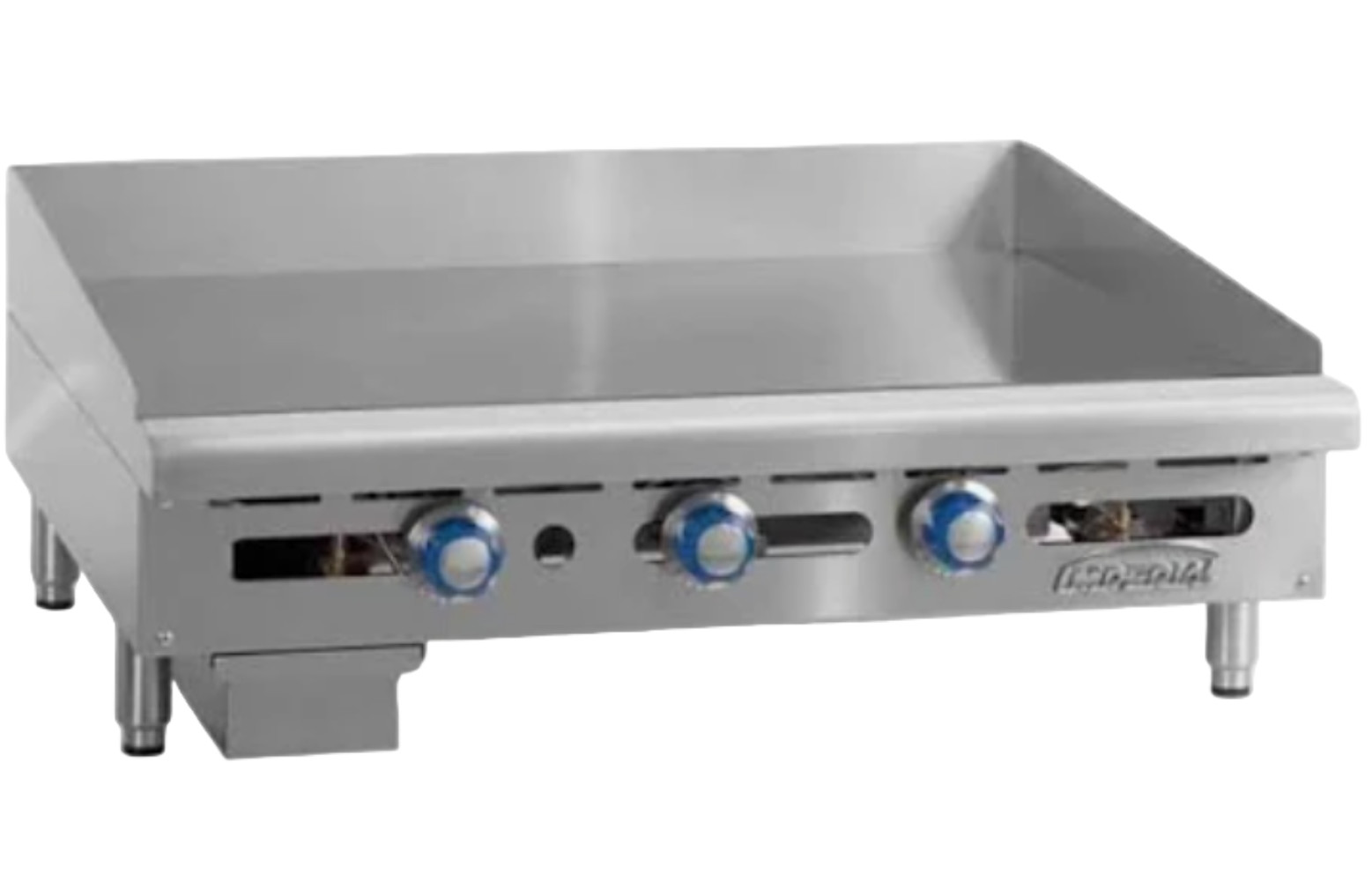 IMPERIAL Commercial Cooking Griddle ITG-48-DEL-03 Sz 48”x33”x10” Silver