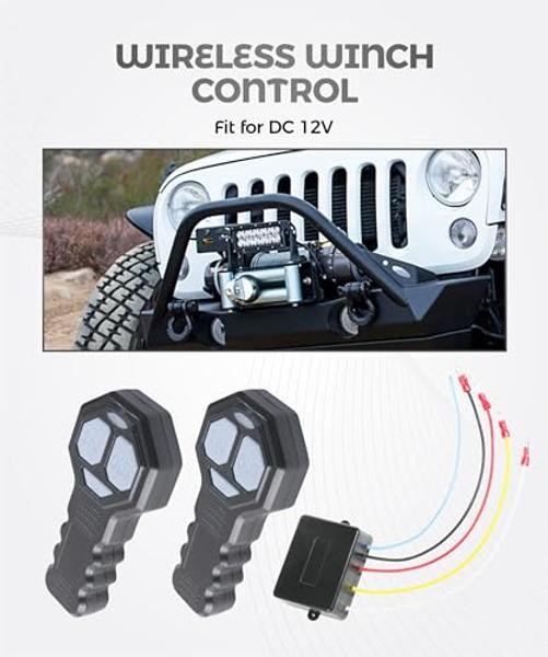 Car Accessories 5 Wire Winchs Controller - Towing Winch Remote