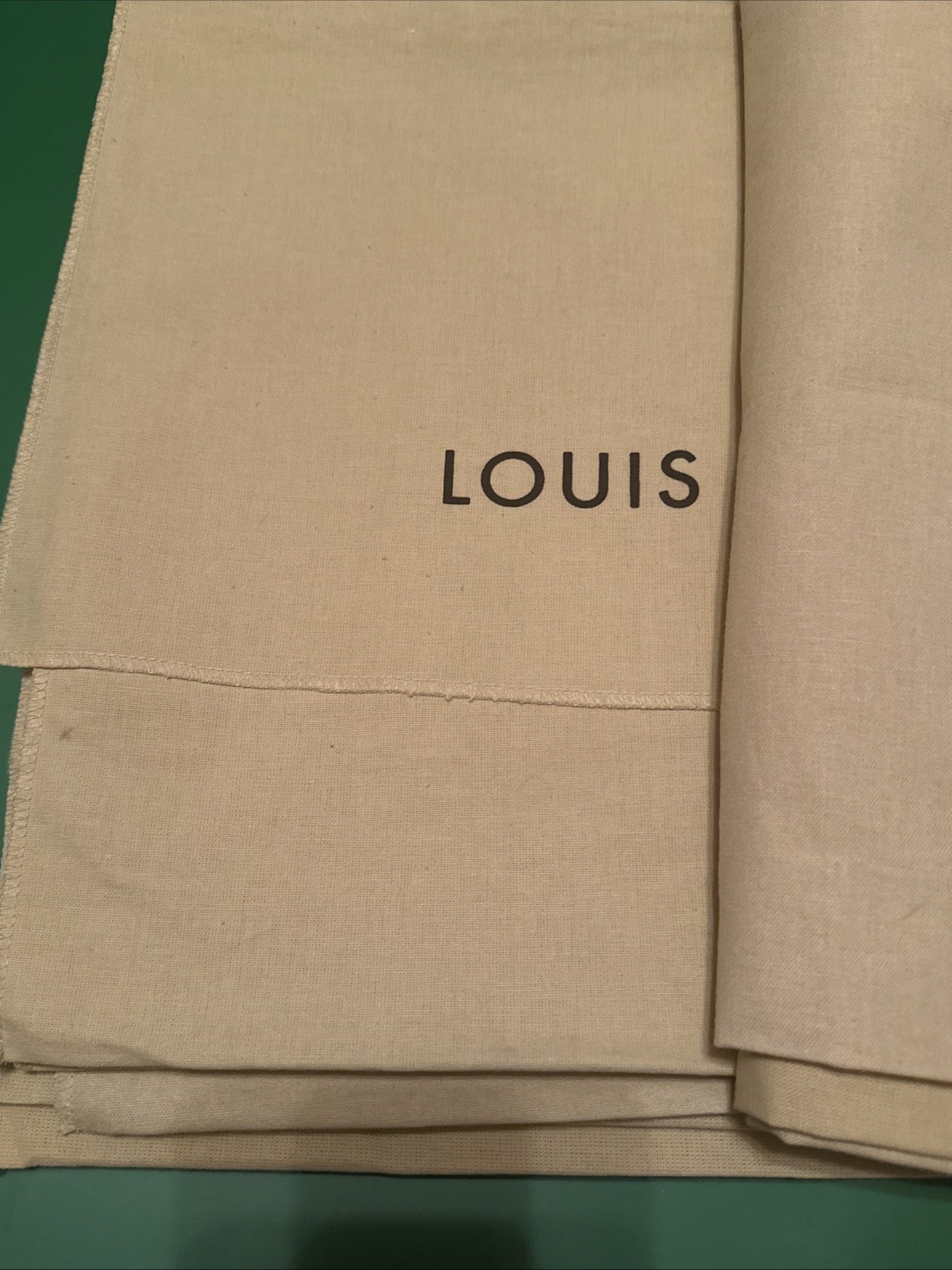 Authentic Louis Vuitton Dust Cover Bag, Beige “18x13” Envelope Type