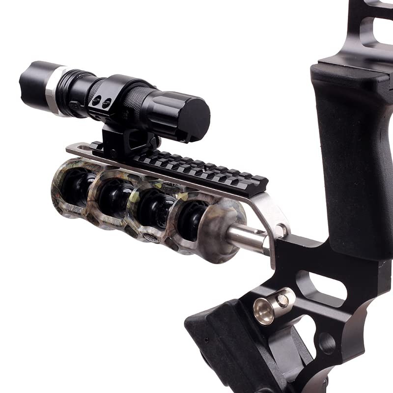 Archery Flashlight Mount Stabilizer - Compound Bow Light Holder Bracket Stabi...