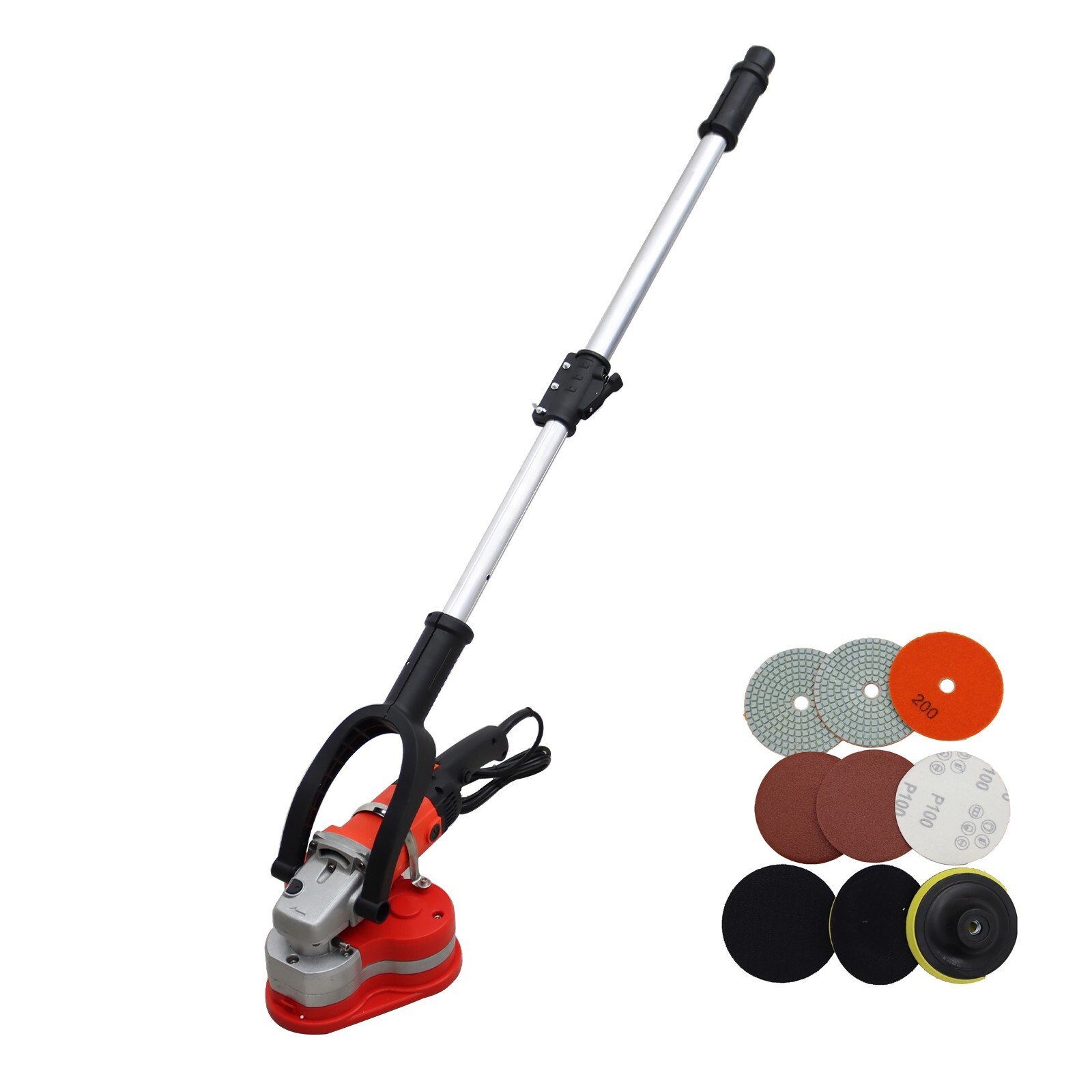 220V 3 Heads Portable Wall Floor Sander Renovation Sanding Tool 2800W