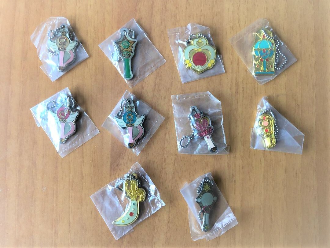 Sailor Moon Makeup Plate Mini Gashapon Keychain - CHOICE